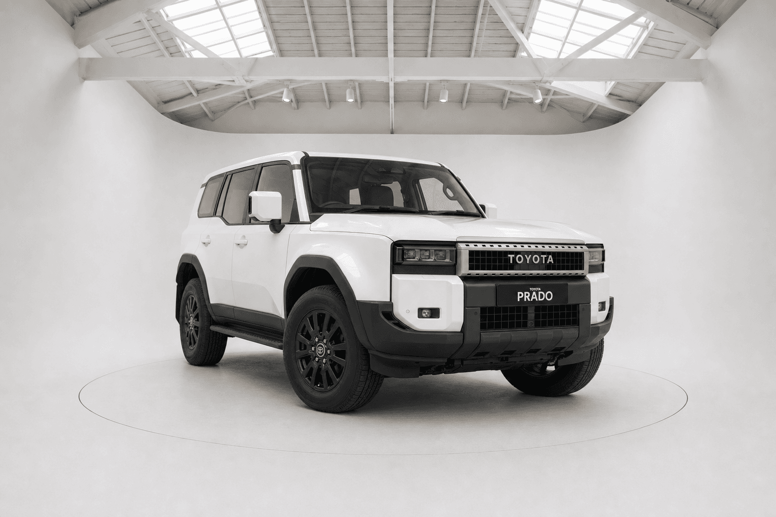 Toyota Prado front three-quarter view